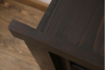 アンティーク水屋箪笥をリペア&カスタム!棚板と棚受けを追加し取っ手を交換。天板を内側から補強。(サイドボード、サイドキャビネット、収納棚)