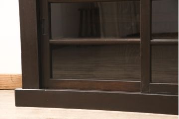 アンティーク水屋箪笥をリペア&カスタム!棚板と棚受けを追加し取っ手を交換。天板を内側から補強。(サイドボード、サイドキャビネット、収納棚)