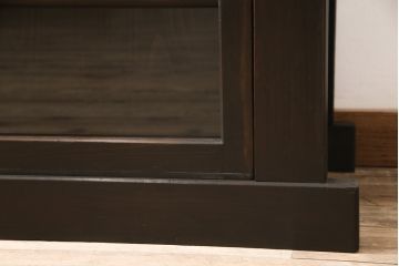 アンティーク水屋箪笥をリペア&カスタム!棚板と棚受けを追加し取っ手を交換。天板を内側から補強。(サイドボード、サイドキャビネット、収納棚)