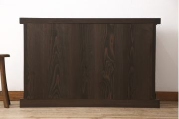 アンティーク水屋箪笥をリペア&カスタム!棚板と棚受けを追加し取っ手を交換。天板を内側から補強。(サイドボード、サイドキャビネット、収納棚)