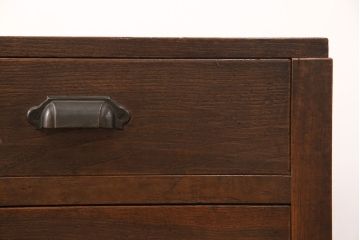アンティーク両袖机の見た目を変えずに綺麗にリペア!(パートナーデスク、ワークデスク、オフィスデスク)