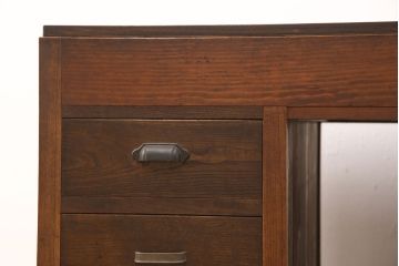 アンティーク両袖机の見た目を変えずに綺麗にリペア!(パートナーデスク、ワークデスク、オフィスデスク)