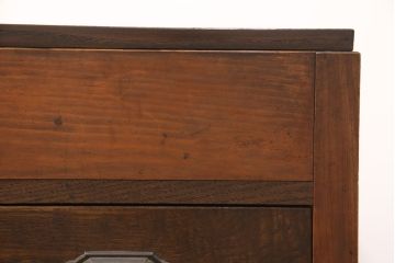 アンティーク両袖机の見た目を変えずに綺麗にリペア!(パートナーデスク、ワークデスク、オフィスデスク)