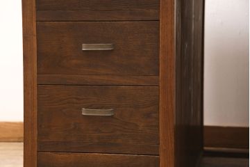 アンティーク両袖机の見た目を変えずに綺麗にリペア!(パートナーデスク、ワークデスク、オフィスデスク)