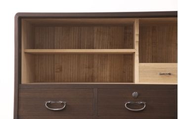 加茂桐箪笥をリペア&カスタム!落ち着いた茶色に着色仕上げ。(総桐たんす、着物箪笥、和タンス)