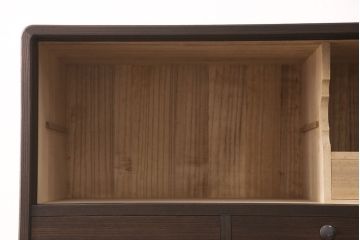 加茂桐箪笥をリペア&カスタム!落ち着いた茶色に着色仕上げ。(総桐たんす、着物箪笥、和タンス)