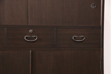 加茂桐箪笥をリペア&カスタム!落ち着いた茶色に着色仕上げ。(総桐たんす、着物箪笥、和タンス)