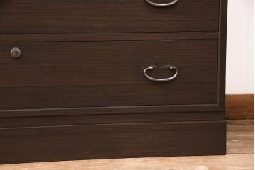 加茂桐箪笥をリペア&カスタム!落ち着いた茶色に着色仕上げ。(総桐たんす、着物箪笥、和タンス)