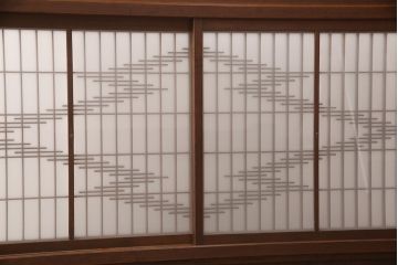 衝立をリペア&カスタム!破損していたガラスを新品のすりガラスに交換し、本体を着色・ワックスで仕上げ。(つい立て、建具、パーテーション)