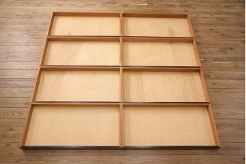 松本民芸家具の着物箪笥をリペア&カスタム!新たに台輪を取り付け、本体に合わせて着色し仕上げ。(和タンス、戸棚、収納棚、着物箪笥)