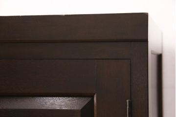 松本民芸家具の着物箪笥をリペア&カスタム!新たに台輪を取り付け、本体に合わせて着色し仕上げ。(和タンス、戸棚、収納棚、着物箪笥)