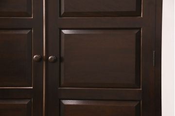松本民芸家具の着物箪笥をリペア&カスタム!新たに台輪を取り付け、本体に合わせて着色し仕上げ。(和タンス、戸棚、収納棚、着物箪笥)