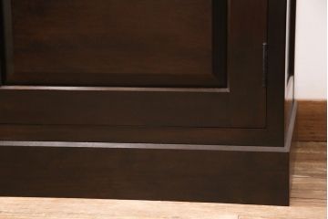 松本民芸家具の着物箪笥をリペア&カスタム!新たに台輪を取り付け、本体に合わせて着色し仕上げ。(和タンス、戸棚、収納棚、着物箪笥)