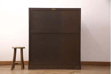 松本民芸家具の着物箪笥をリペア&カスタム!新たに台輪を取り付け、本体に合わせて着色し仕上げ。(和タンス、戸棚、収納棚、着物箪笥)