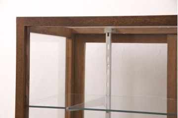 アンティークガラスケースの見た目を変えずに綺麗にリペア!(ショーケース、陳列棚、店舗什器)