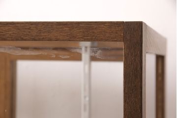 アンティークガラスケースの見た目を変えずに綺麗にリペア!(ショーケース、陳列棚、店舗什器)