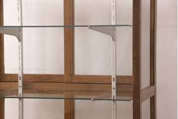 アンティークガラスケースの見た目を変えずに綺麗にリペア!(ショーケース、陳列棚、店舗什器)