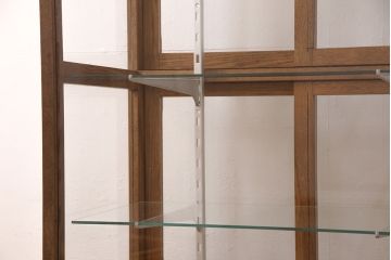 アンティークガラスケースの見た目を変えずに綺麗にリペア!(ショーケース、陳列棚、店舗什器)