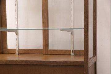 アンティークガラスケースの見た目を変えずに綺麗にリペア!(ショーケース、陳列棚、店舗什器)