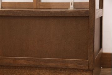 アンティークガラスケースの見た目を変えずに綺麗にリペア!(ショーケース、陳列棚、店舗什器)