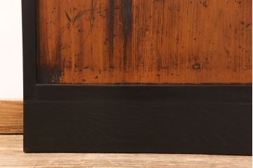 障子戸2枚をリペア&カスタム!ガラスを市松模様ガラスに、障子をプラスチック障子に交換。引き手と戸車を取り付け。(引き戸、ガラス帯戸)