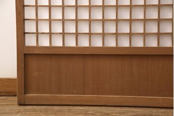 障子戸2枚をリペア&カスタム!引き手を取り付け、障子をプラスチック障子に交換。(引き戸、建具)