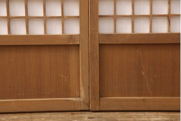 障子戸2枚をリペア&カスタム!引き手を取り付け、障子をプラスチック障子に交換。(引き戸、建具)