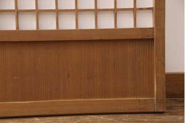 障子戸2枚をリペア&カスタム!引き手を取り付け、障子をプラスチック障子に交換。(引き戸、建具)