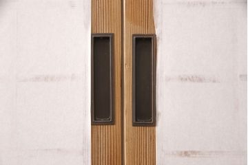 障子戸2枚をリペア&カスタム!引き手を取り付け、障子をプラスチック障子に交換。(引き戸、建具)