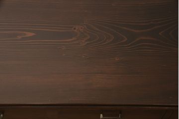 アンティーク片袖机の見た目を変えずに綺麗にリペア!欠損した部分を新材で修復。(ワークデスク、学習机)