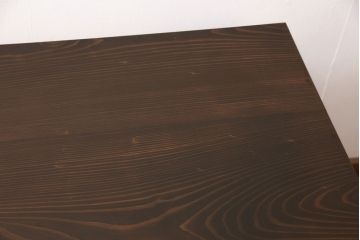 アンティーク片袖机の見た目を変えずに綺麗にリペア!欠損した部分を新材で修復。(ワークデスク、学習机)