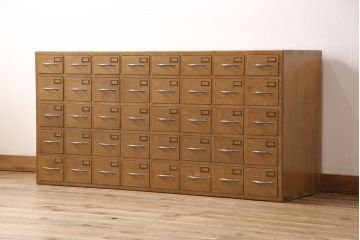 アンティークチェストの見た目を変えずに綺麗にリペア!(薬箪笥、引き出し、ローチェスト)