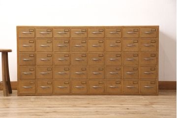アンティークチェストの見た目を変えずに綺麗にリペア!(薬箪笥、引き出し、ローチェスト)