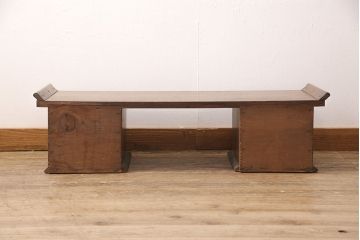 アンティーク文机の見た目を変えずに綺麗にリペア!(ローテーブル、座机)