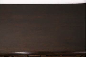 北海道民芸家具のサイドボードをリペア&カスタム!木製脚を取り付け、本体の色に合わせて着色し仕上げ。(キャビネット、収納棚、リビングボード)