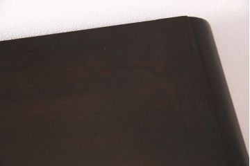 北海道民芸家具のサイドボードをリペア&カスタム!木製脚を取り付け、本体の色に合わせて着色し仕上げ。(キャビネット、収納棚、リビングボード)