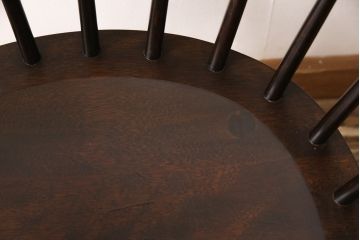松本民芸家具のキャプテンチェアの見た目を変えずに綺麗にリペア!(アームチェア、椅子、イス)