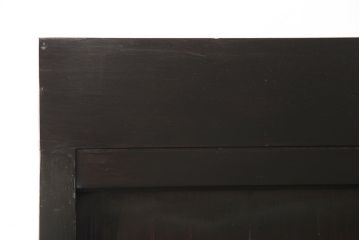 格子戸2枚をリペア&カスタム!高さと幅をリサイズし、吊り戸仕様に加工。引手とガラスを取り付け。(板戸、建具、引き戸)