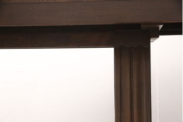 アンティークのドローリーフテーブルをリペア&カスタム!欠損した天板を修復・作製。全体を脚の色に合わせて着色し仕上げ。(ダイニングテーブル、エクステンションテーブル)