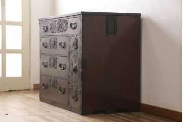 仙台タイスをリペア&カスタム!天板と背板を取り付け、カウンターとして使えるようリメイク。(衣装箪笥、サイドボード)