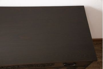 仙台タイスをリペア&カスタム!天板と背板を取り付け、カウンターとして使えるようリメイク。(衣装箪笥、サイドボード)