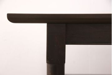 松本民芸家具のダイニングテーブルをリペア&カスタム!デザインは変えずに奥行きをカットし、カット部分を本体に合わせて着色。(作業台)
