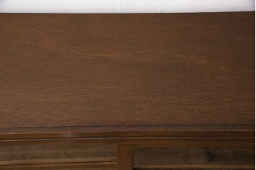 和製アンティークのガラス戸棚の見た目を変えずに綺麗にリペア!(サイドボード、収納棚)