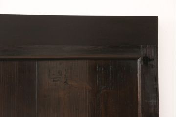格子戸4枚をリペア&カスタム!高さを高くリサイズし、ガラスをすりガラスに変更。全体をワントーン落ち着いた色味に着色し仕上げ。(引き戸、板戸)