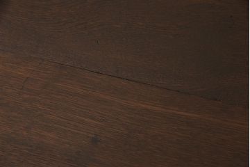 和製アンティークの文机をリペア&カスタム!脚の装飾を変更し、全体をダークブラウンで着色し仕上げ。(デスク、座机)
