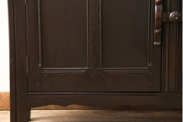 アーコールのサイドボードをリペア&カスタム!背面にマガジンラックを取り付け、間仕切りカウンターにリメイク。(カウンター、収納棚)