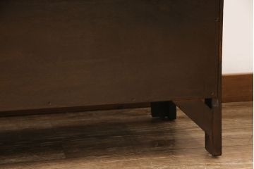 アーコールのサイドボードをリペア&カスタム!背面にマガジンラックを取り付け、間仕切りカウンターにリメイク。(カウンター、収納棚)