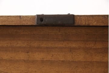 明治大正期のの庄内箪笥ローボードの見た目を変えずに綺麗にリペア!(ローチェスト、サイドチェスト、引き出し、テレビ台、テレビボード、桐箪笥、総桐箪笥、和たんす)