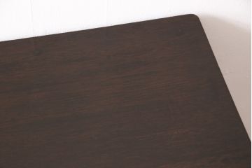大正期のサイドキャビネットをリペア&カスタム!雰囲気をそのままに傷や割れ・痛み部分を修理。1トーン落ち着いた色味に着色仕上げ。(収納棚、戸棚、サイドボード、引き出し)