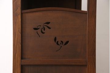 京都産の茶棚の見た目を変えずに綺麗にリペア!(茶箪笥、収納棚、戸棚、重ね箪笥、水屋箪笥、キャビネット)